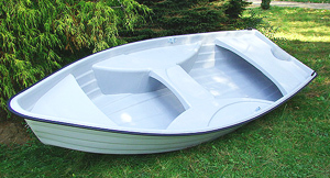 wiosłowa łódź wędkarska syrius 330